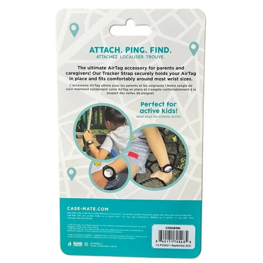New Case-Mate Apple AirTag Tracker Strap Watch‎ Green